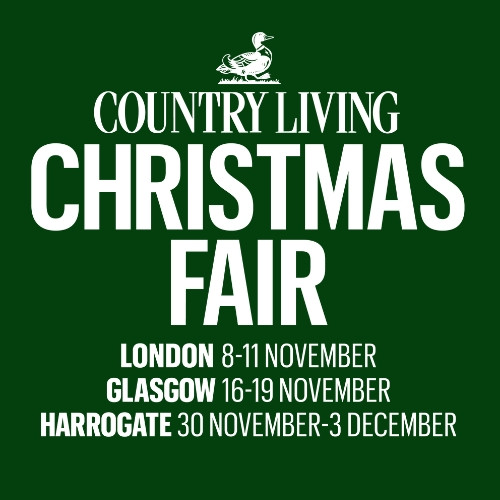 Win 3 pairs of VIP tickets to Country Living Christmas Fair from